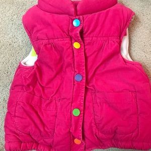 Carter’s girls corduroy vest.
